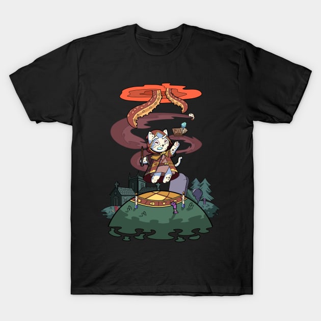 invocation of the wizard cat T-Shirt by Runicat